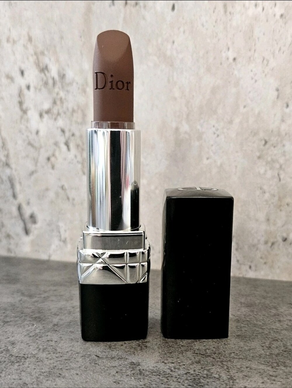 Dior #990 CHOCOLATE MATTE Rouge Dior Lipstick .12 oz Full Size NWOB!